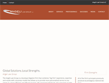 Tablet Screenshot of angelilaw.com